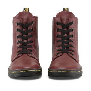 Dr.Martens Leyton Shoes Burgundy Red Size 5